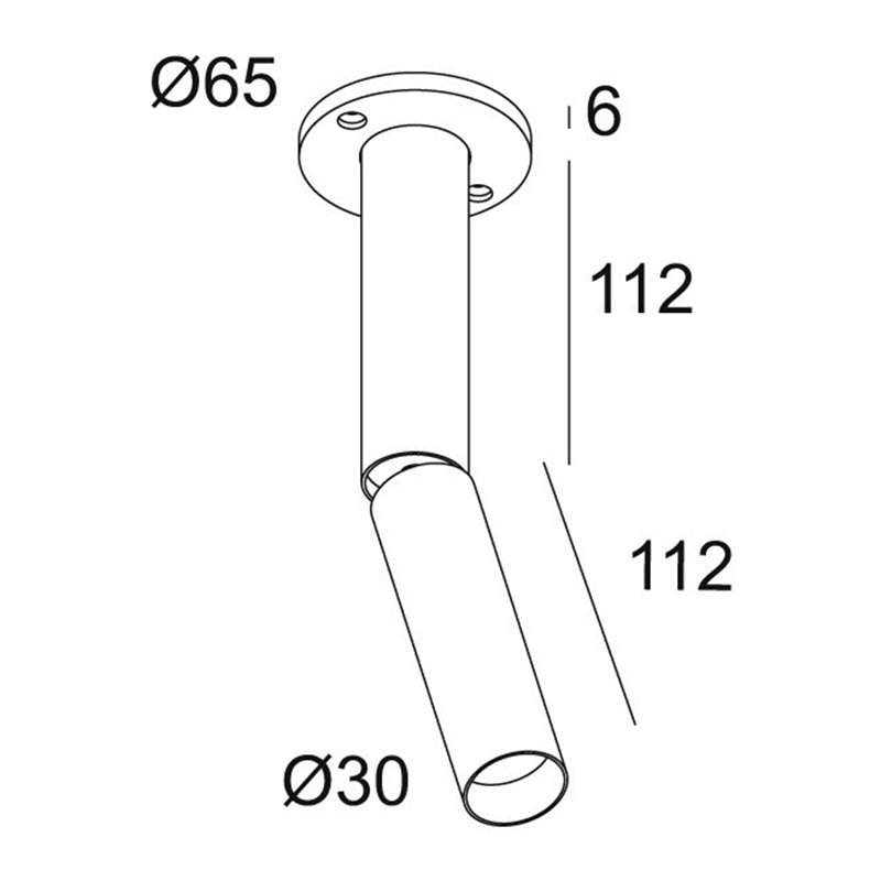 Delta Light NEEDLE 1 OK Lampe de plafond