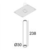 Delta Light NEEDLE 1 TRC Lampe de plafond