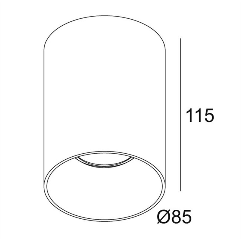 Delta Light QOBY R Hi Plafonnier