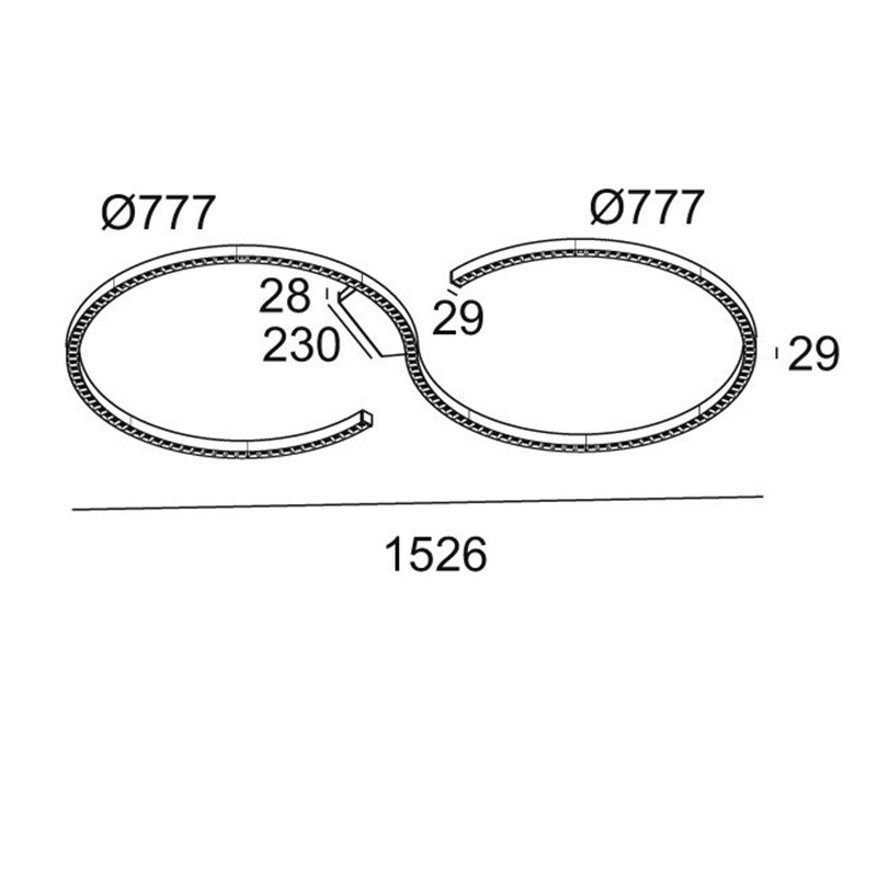 Delta Light INFORM R3+ DOWN DIM5 Lampe de plafond