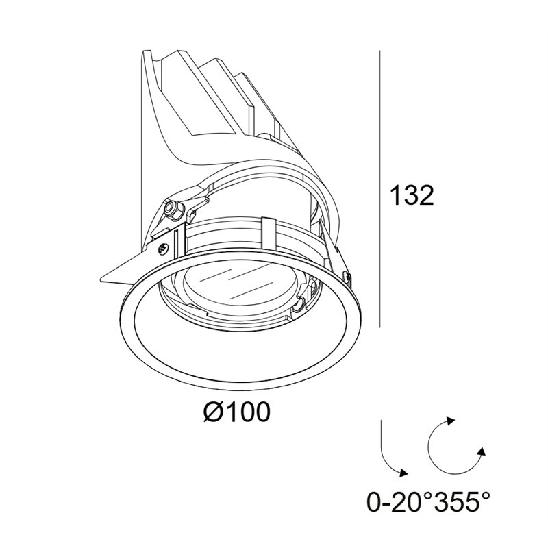 Delta Light ENTERO RD-M X Deckenlampe
