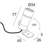 Delta Light Kix S 24V plafonnier