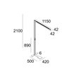 Delta Light INFORM 40 SQ F1 T DOWN-UP Lampadaire