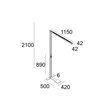 Delta Light INFORM 40 SQ F1 T PDS DOWN-UP TW Lampadaire