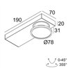 Delta Light HALOSCAN ON 1 MP DIM8 Lampe de plafond
