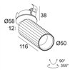 Delta Light HEDRA CLIP Lampe de plafond