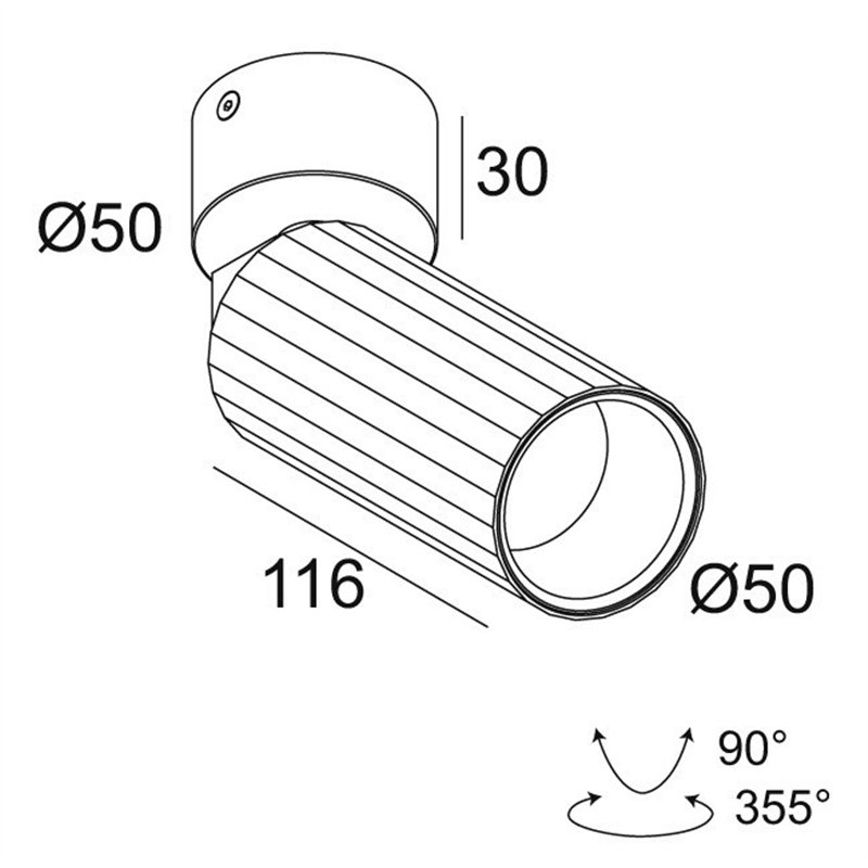 Delta Light HEDRA ON Lampe de plafond