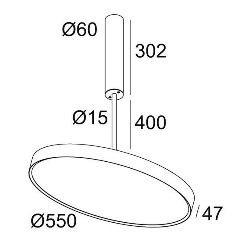 Delta Light MULTINOVA 55 OK 400 Deckenlampe