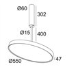 Delta Light MULTINOVA 55 OK 400 PRISM Deckenlampe