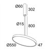 Delta Light MULTINOVA 55 OK 800 PRISM Deckenlampe