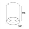 Delta Light QOBY X R DIM8 Lampe de plafond