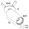 Delta Light SPY 27 CLIP Lampe de plafond
