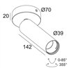 Delta Light SPY 39 L ON Deckenlampe