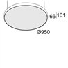 Delta Light SUPERNOVA FLAT 95 DOWN-UP Plafonnier / Lampe suspendue
