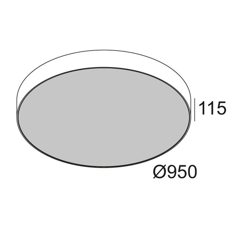Delta Light SUPERNOVA LINE 95 TW / Deckenlampe / Hängelampe