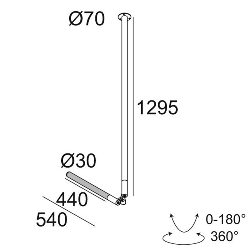 Delta Light XY180 S121 Plafonnier