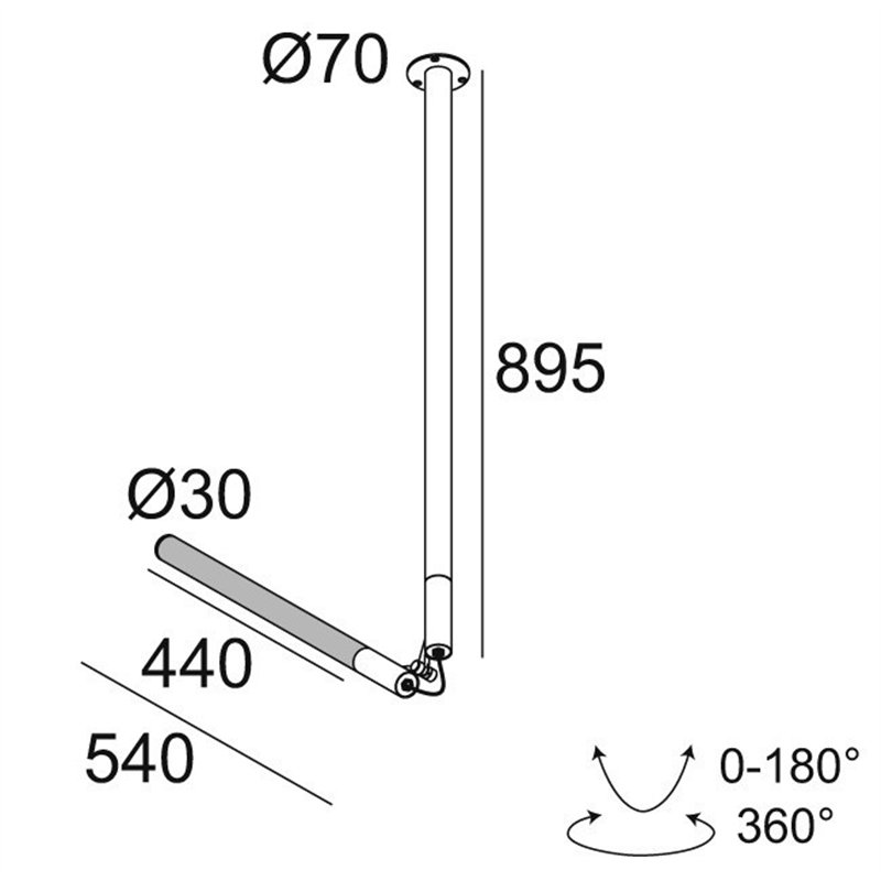 Delta Light XY180 S81 Deckenlampe