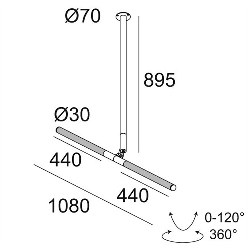 Delta Light XY180 S82 Plafonnier