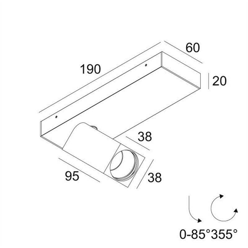 Delta Light OCTAV 39 ON 1 Plafonnier