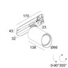 Delta Light SPY 66 WALLWASH 927 ADM Deckenlampe