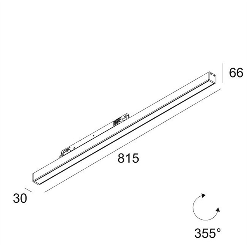 Delta Light LED LINE OK Plafonnier