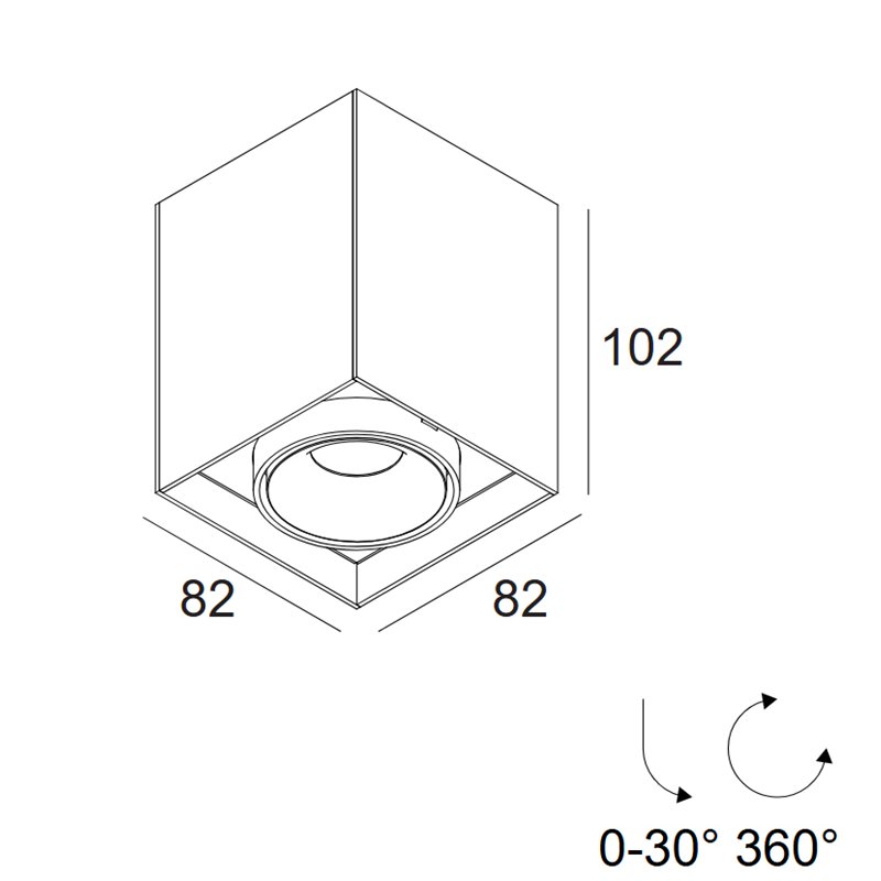 Delta Light MINIGRID 67 ON 145 Deckenlampe
