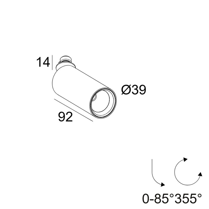 Delta Light Spy 39 Plug plafonnier