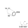Delta Light Spy 39 Plug plafonnier