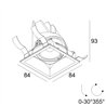 Delta Light ENTERO SQ-S HE Deckenlampe