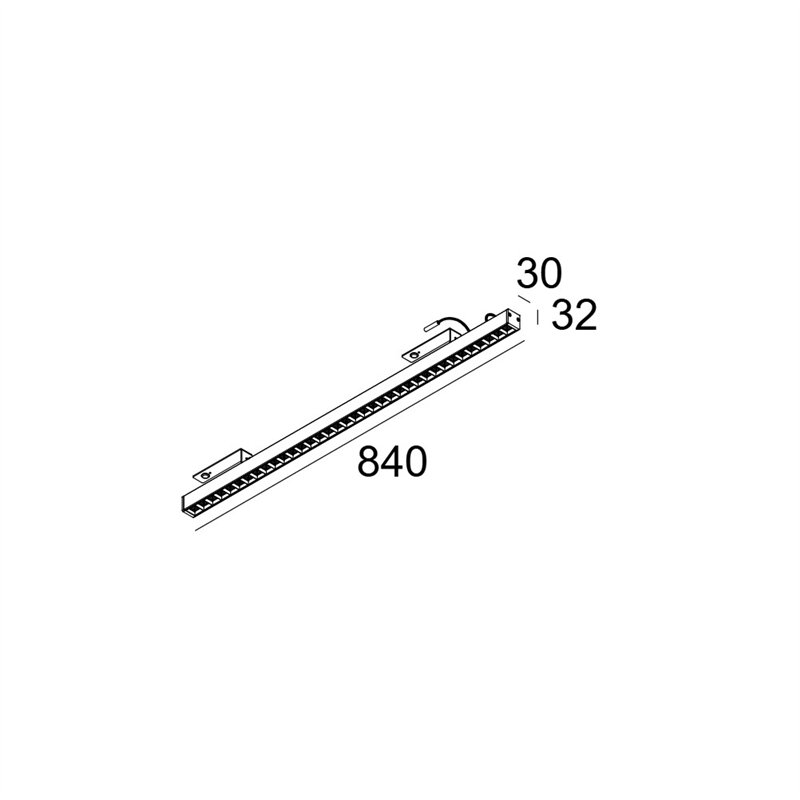 Delta Light D-LINER 30 INF LOC1 838 RD Plafonnier