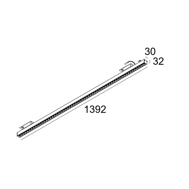 Delta Light D-LINER 30 INF LOC1 1390 RD Plafonnier
