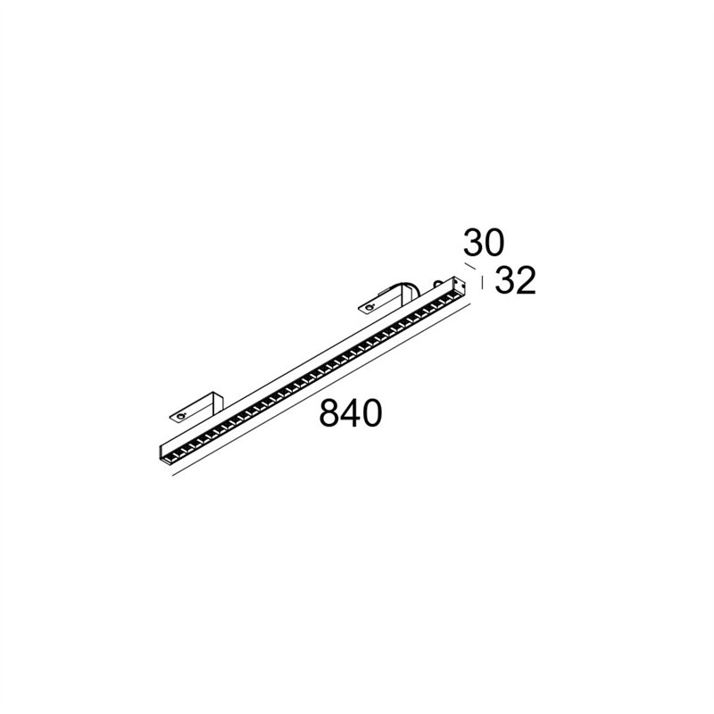Delta Light D-LINER 30 INF LOC3 838 RD Plafonnier
