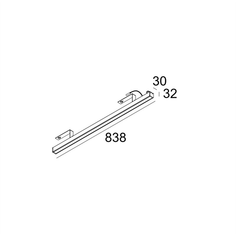 Delta Light D-LINER 30 SBL LOC3 838 RD Plafonnier