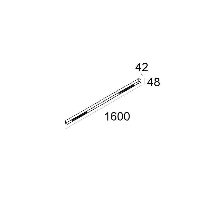 Delta Light INFORM 40 SQ 160 PDS DOWN DIM5 Plafonnier