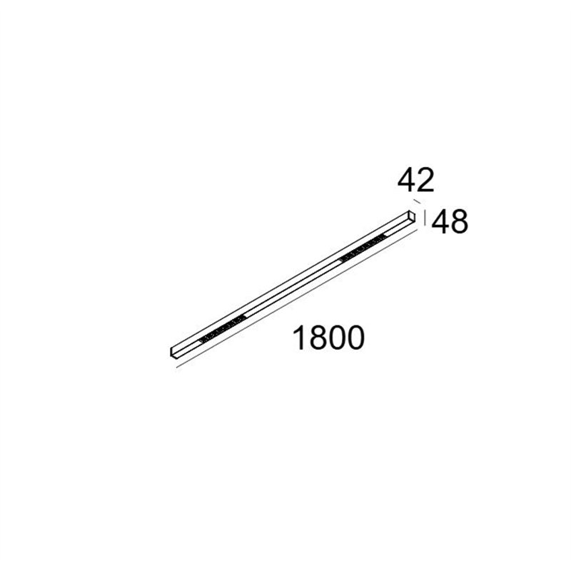Delta Light INFORM 40 SQ 180 DOWN DIM5 Plafonnier