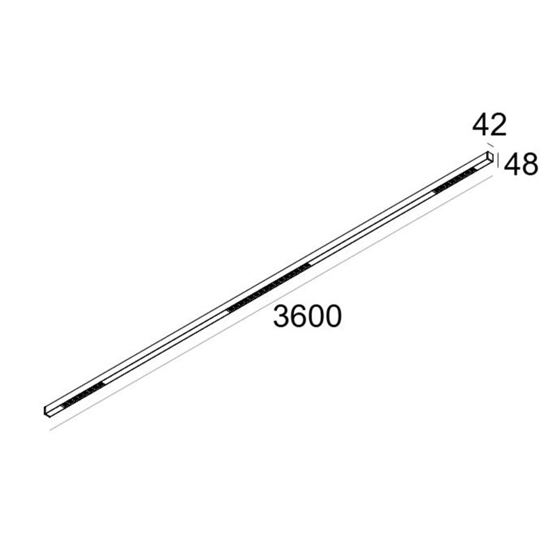 Delta Light INFORM 40 SQ 360 DOWN TW 1 DT8 DIM5 Plafonnier