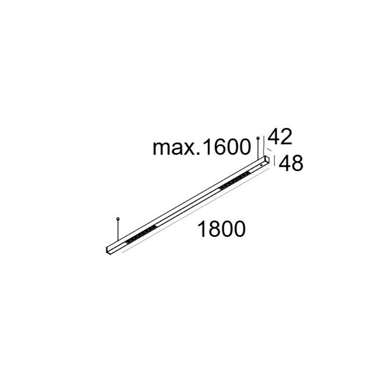 Delta Light INFORM 40 SQ 180 PDS DOWN-UP DIM5 Deckenlampe