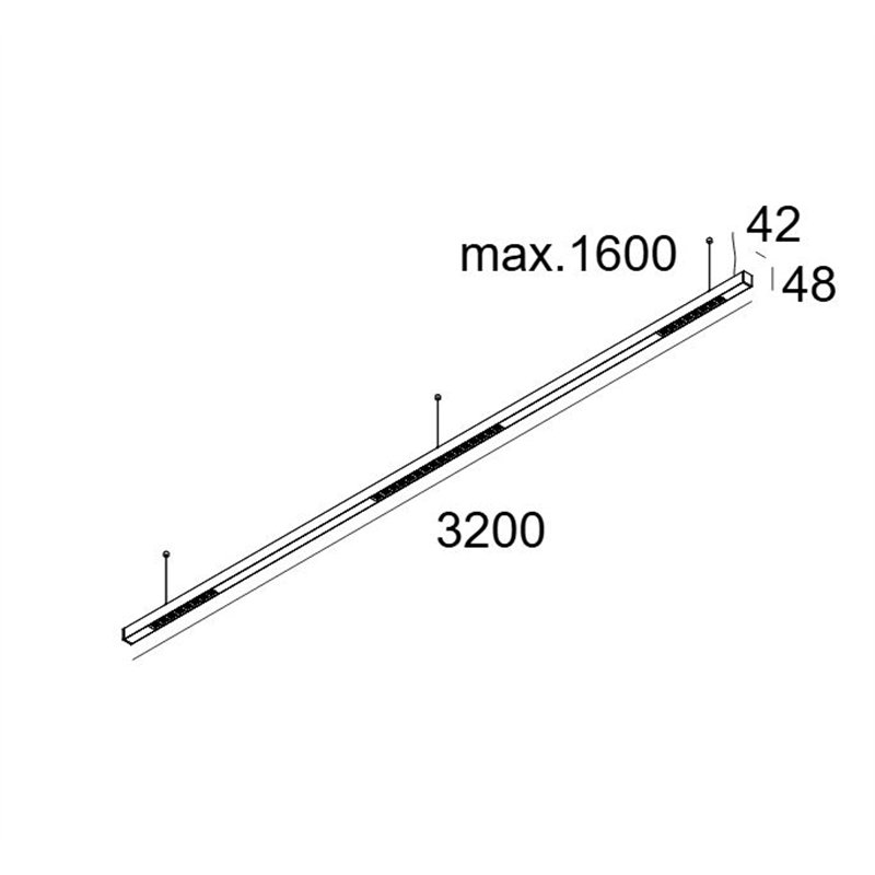 Delta Light INFORM 40 SQ 320 DOWN-UP TW 1 DT8 DIM5 Plafonnier