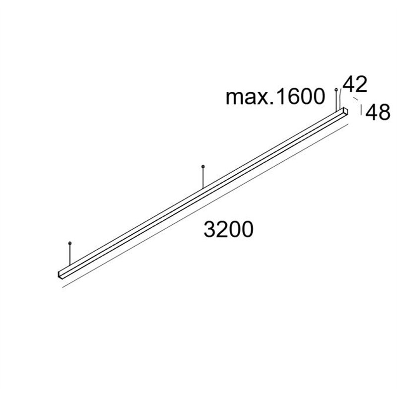Delta Light INFORM 40 SQ 320 UP DIM5 Plafonnier