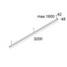 Delta Light INFORM 40 SQ 320 UP TW DIM5 Deckenlampe