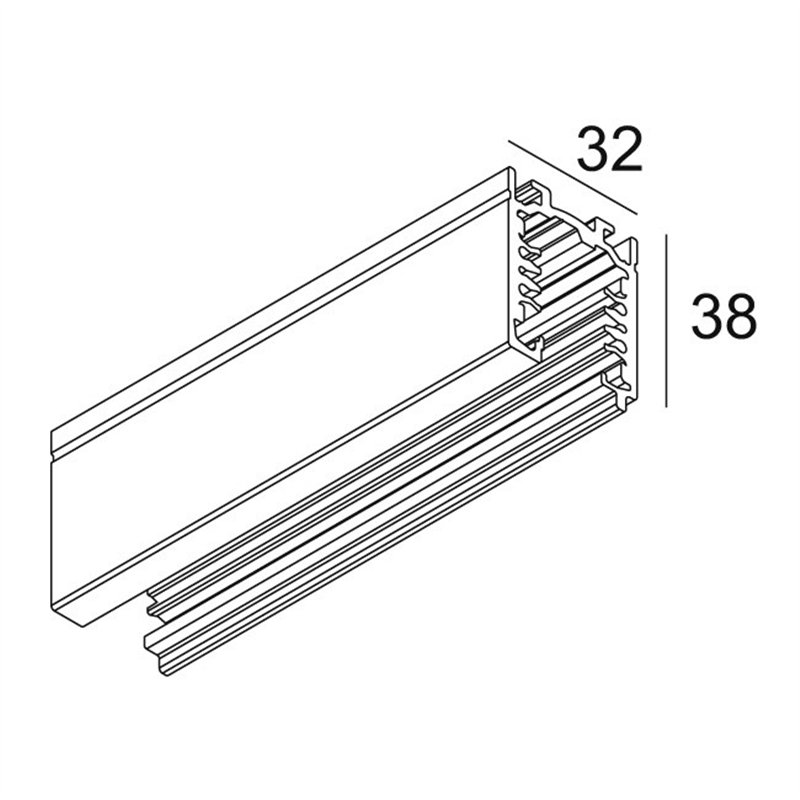 Delta Light TRACK 3F DIM ON 3m