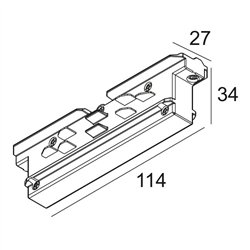 Delta Light TRACK 3F DIM H CORNER 180°