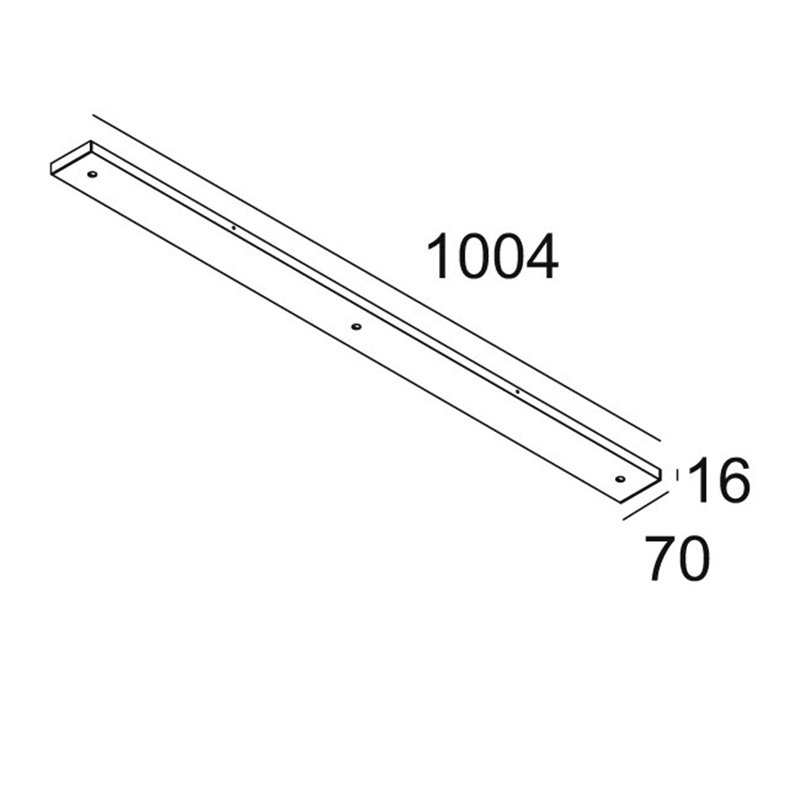 Delta Light CEILING BASE 3L