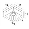 Delta Light SL19 - CORNER 90°