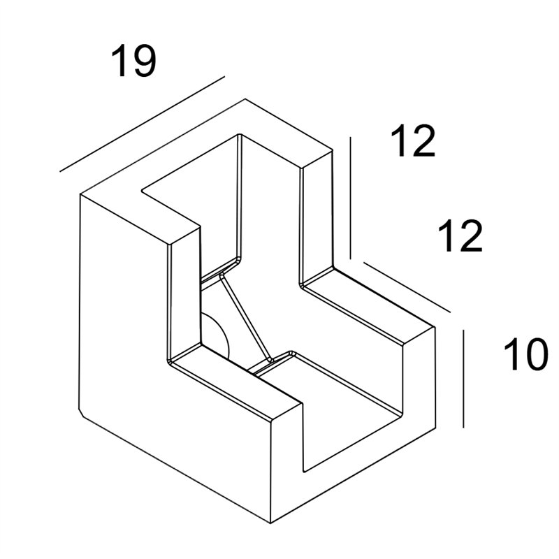 Delta Light SL19 - CORNER V90°