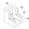 Delta Light SL19 - CORNER V90°