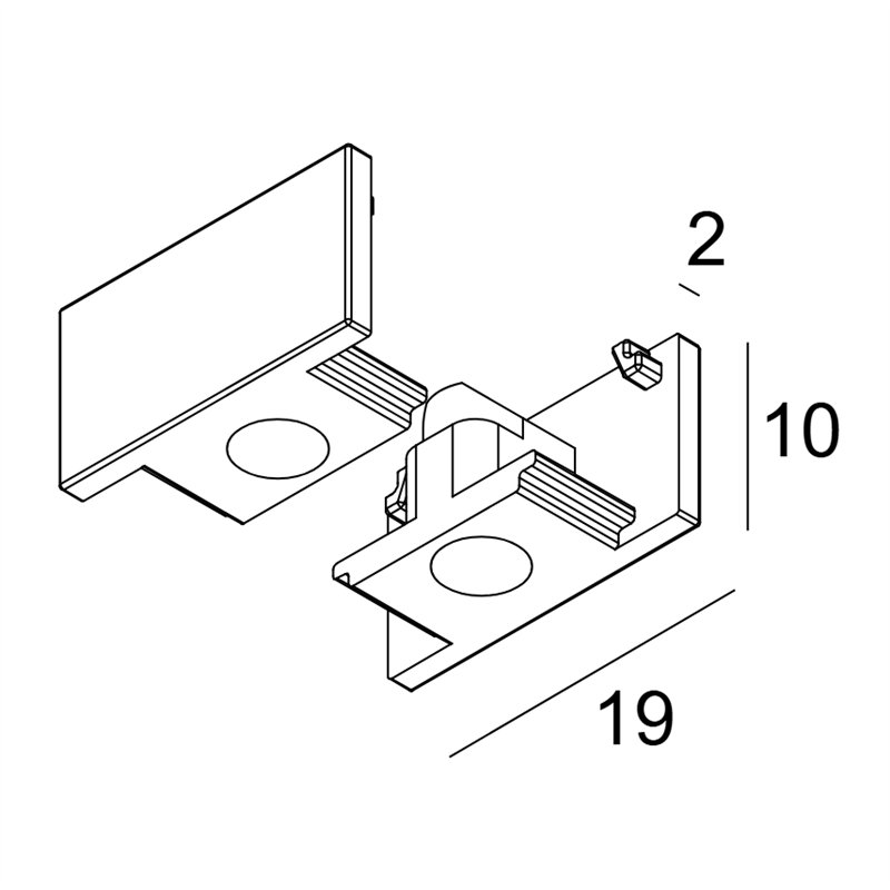 Delta Light SL19 - END CAP SET