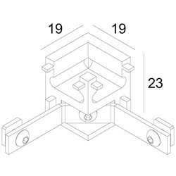 Delta Light SOLI - CORNER SET 90°