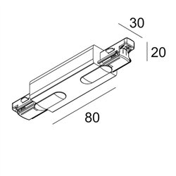Delta Light TRACK 1F ON MIDDLE SUPPLY