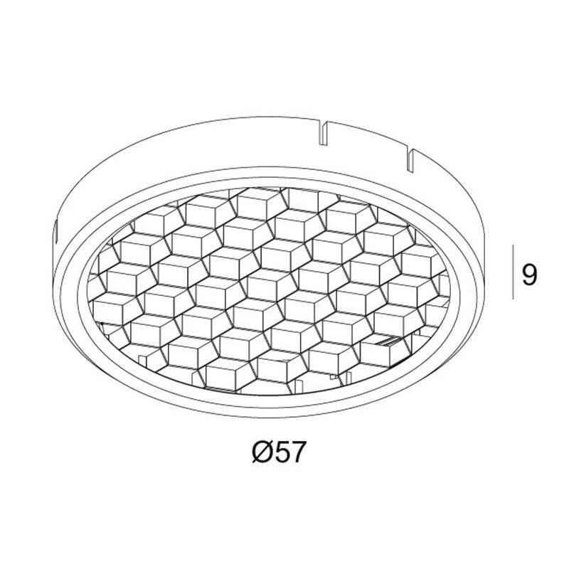Delta Light ENTERO M HONEYCOMB DOUBLE USE